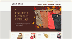 Desktop Screenshot of larabags.sk